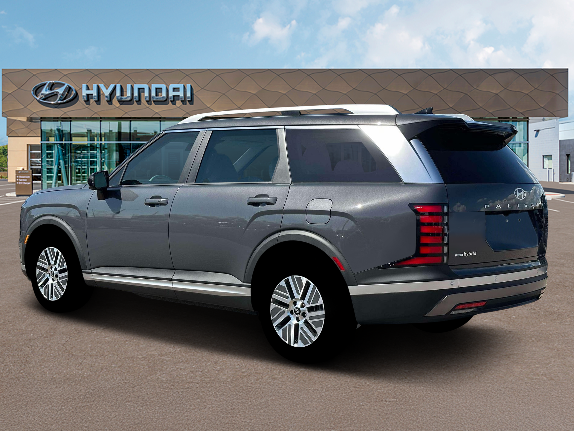 New 2026 Gray Pearl Hyundai Blue SEL image 4