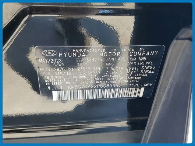 Used 2023 Black Hyundai Limited image 33