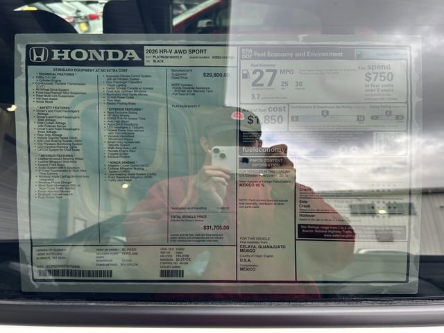 2026 Honda HR-V Sport - Photo 14