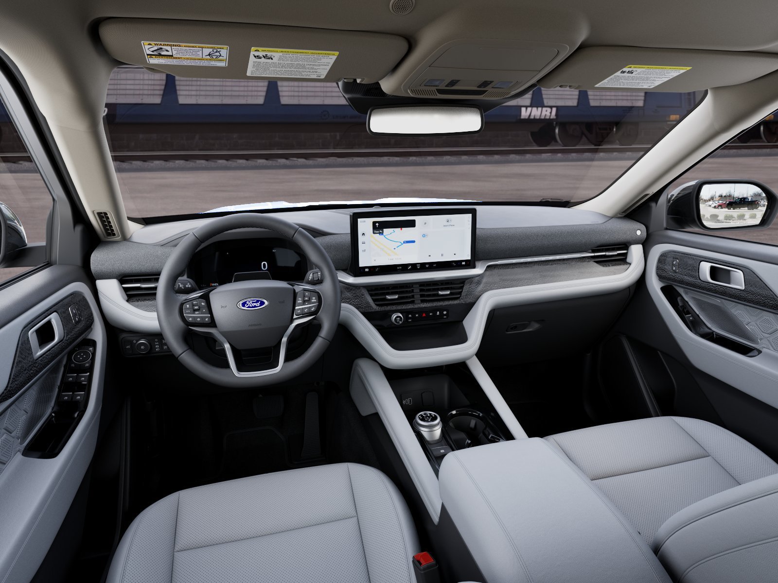 New 2027 Star White Metallic Tri-Coat Ford Platinum image 9