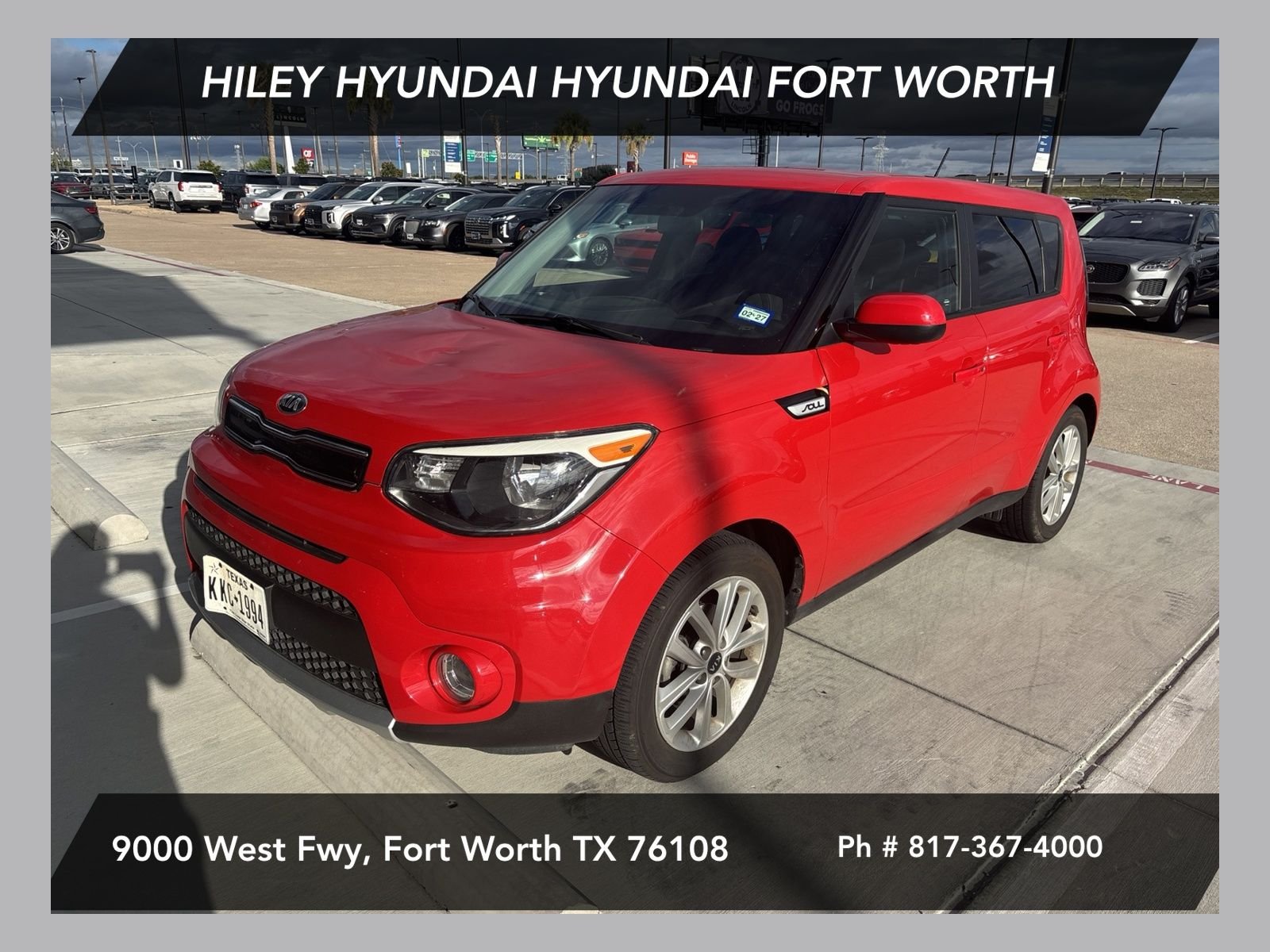 Used 2018 Inferno Red Kia Plus image 1