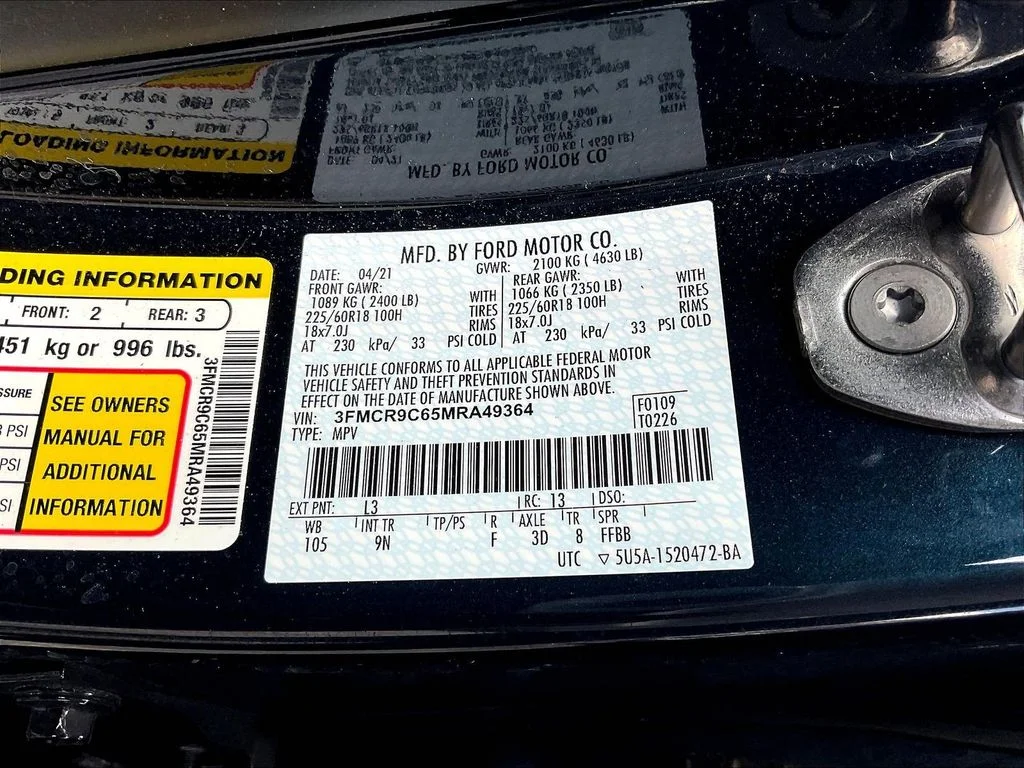 Used 2021 Blue Metallic Ford Outer Banks image 19