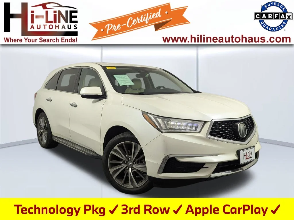 Certified Used 2018 White Acura 3.5L image 1