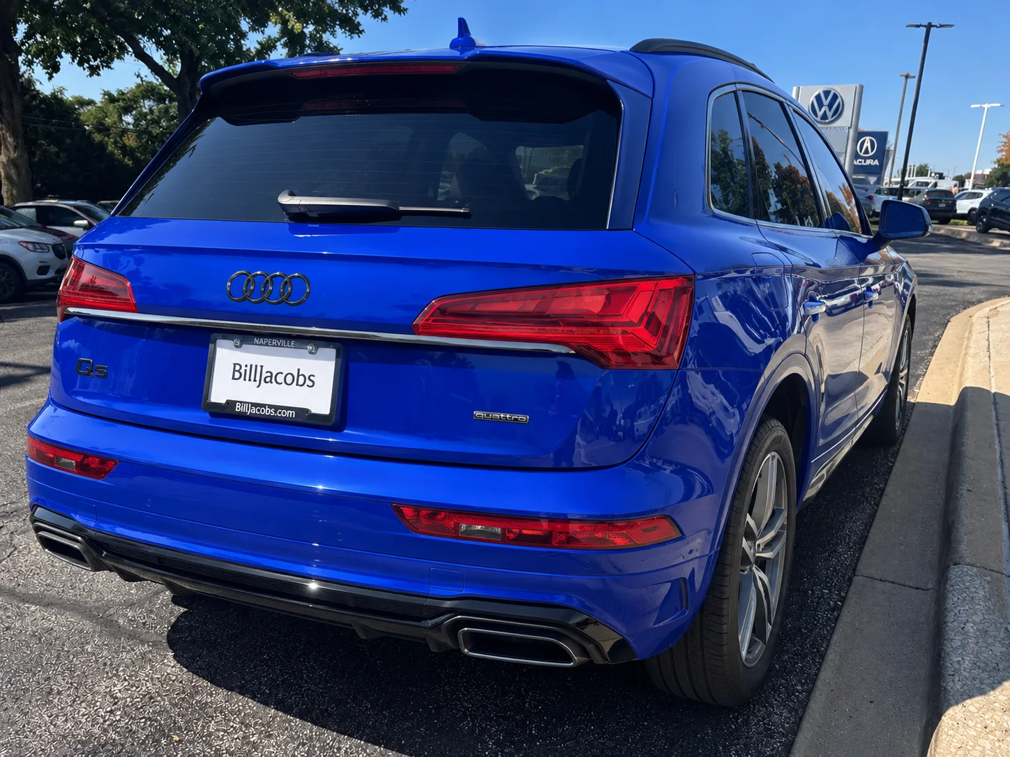 Used 2024 Blue Metallic Audi 55 Prestige image 5
