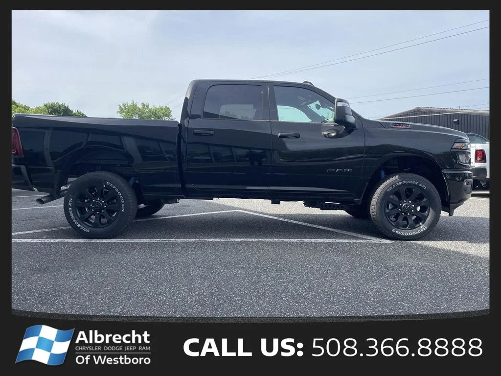 New 2026 Diamond Black Crystal Pearl-Coat Exterior Paint RAM Big Horn image 6