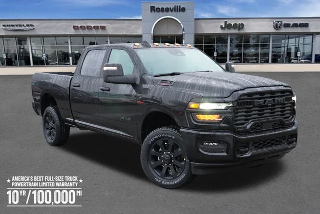 New 2026 Diamond Black Crystal Pearlcoat RAM Big Horn image 1