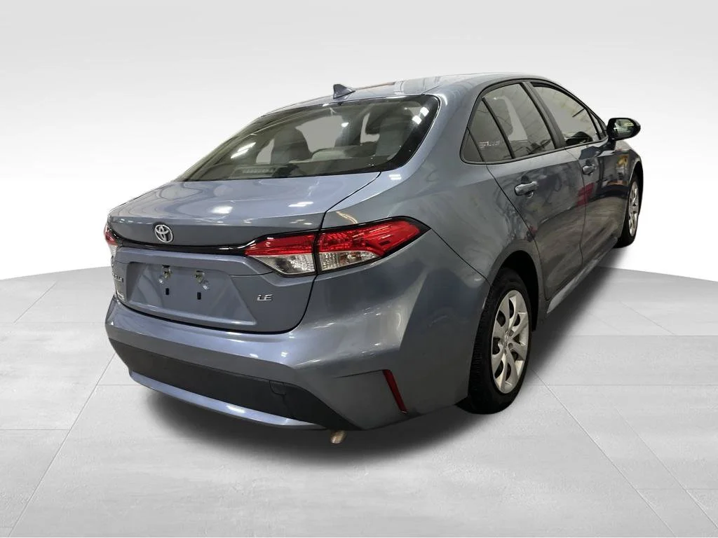 Used 2021 Blue Toyota LE image 5