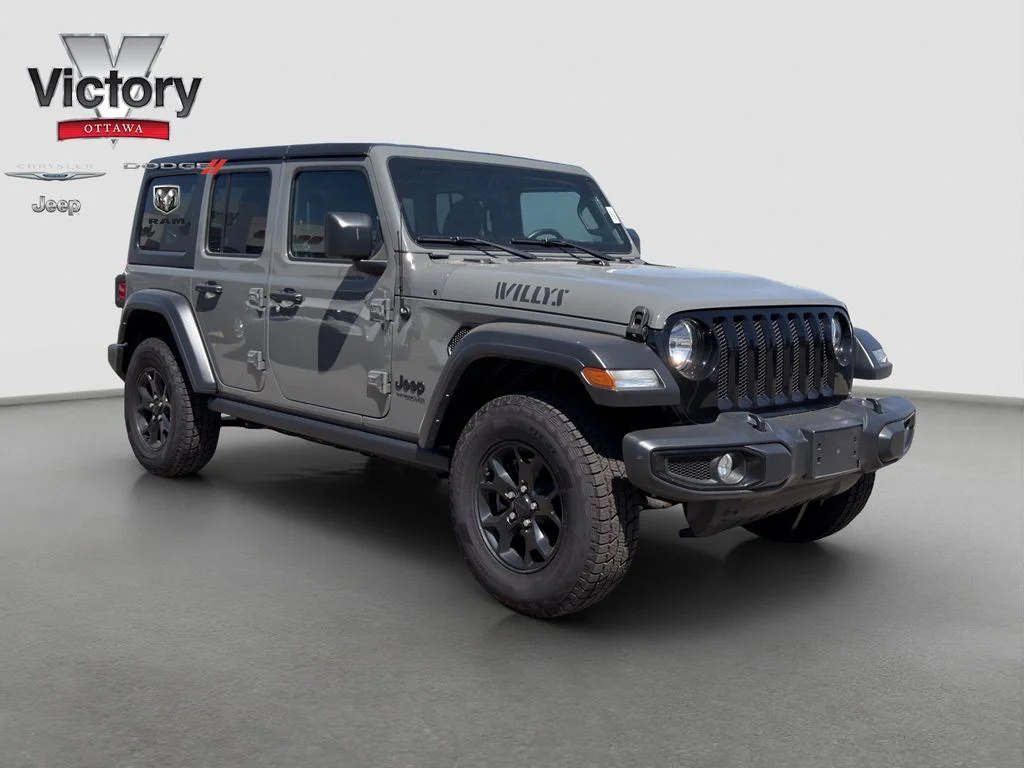 Certified Used 2021 Gray Jeep Unlimited Willys image 8