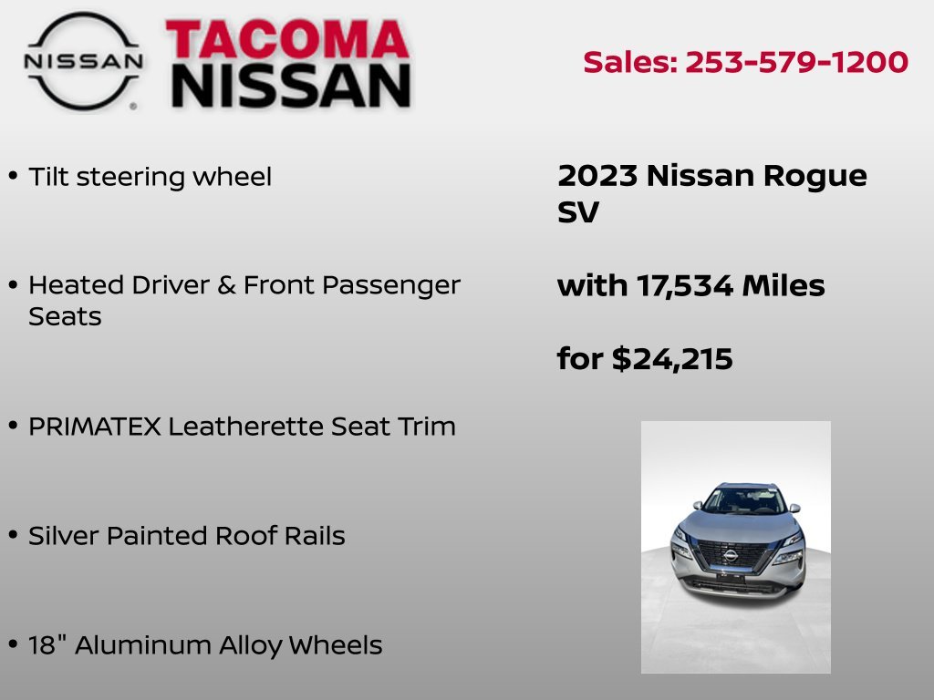 Used 2023 Silver Nissan SV image 12