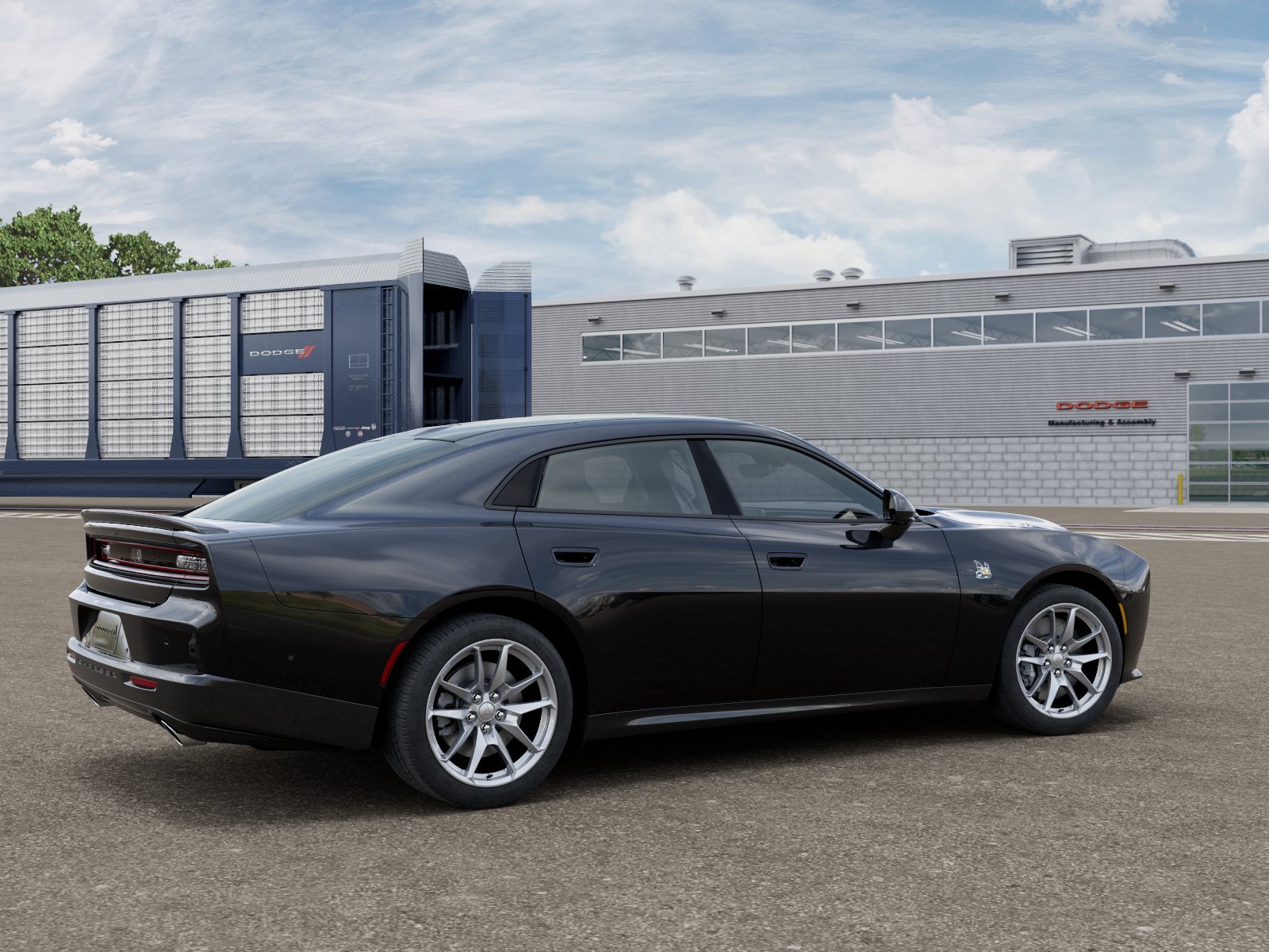 New 2027 Diamond Black Crystal Pearlcoat Dodge  image 2