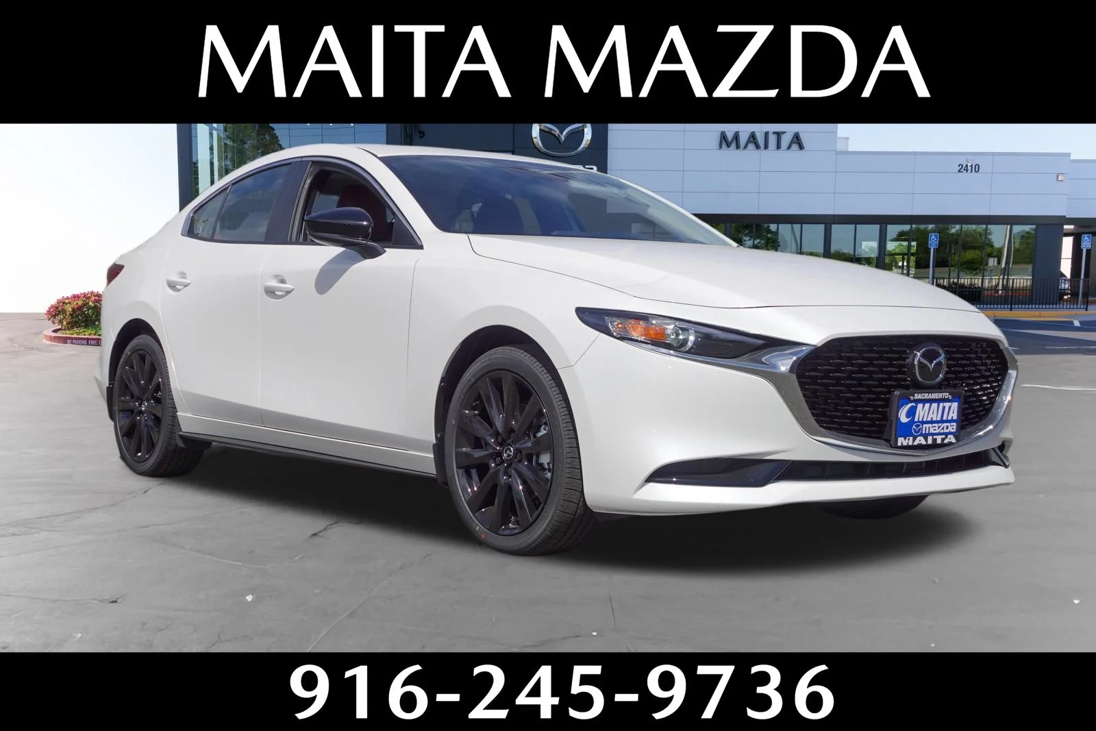 New 2026 Snowflake White Pearl Mica Mazda 2.5 S Carbon Edition image 1