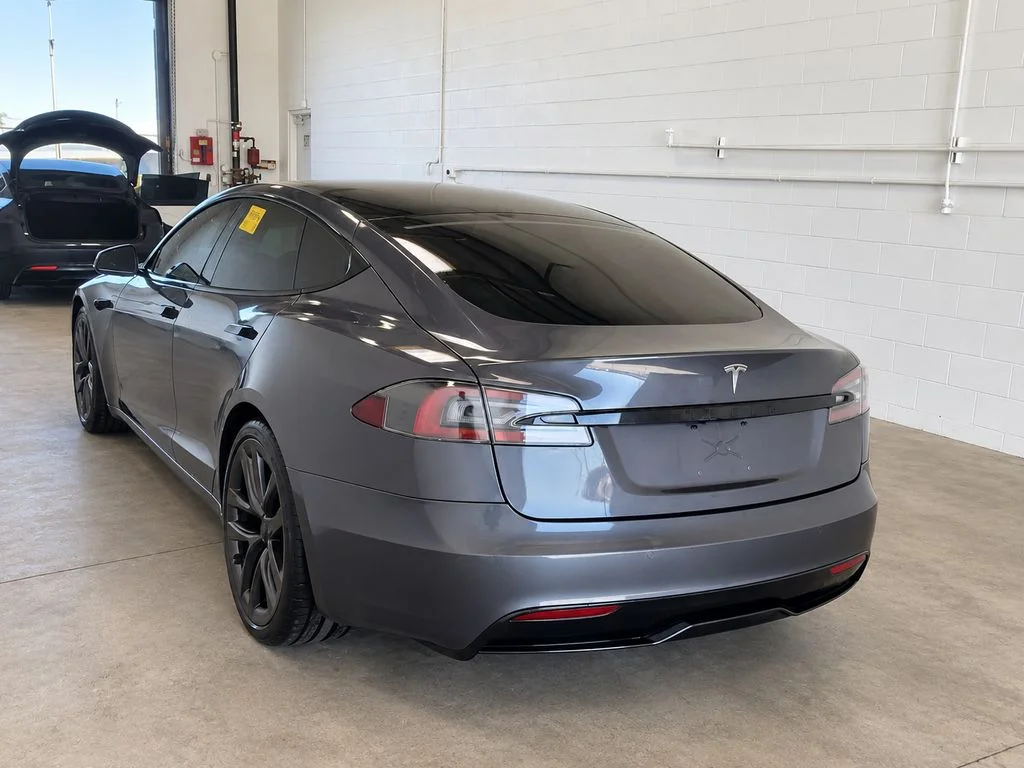 Used 2022 Gray Tesla Base image 2