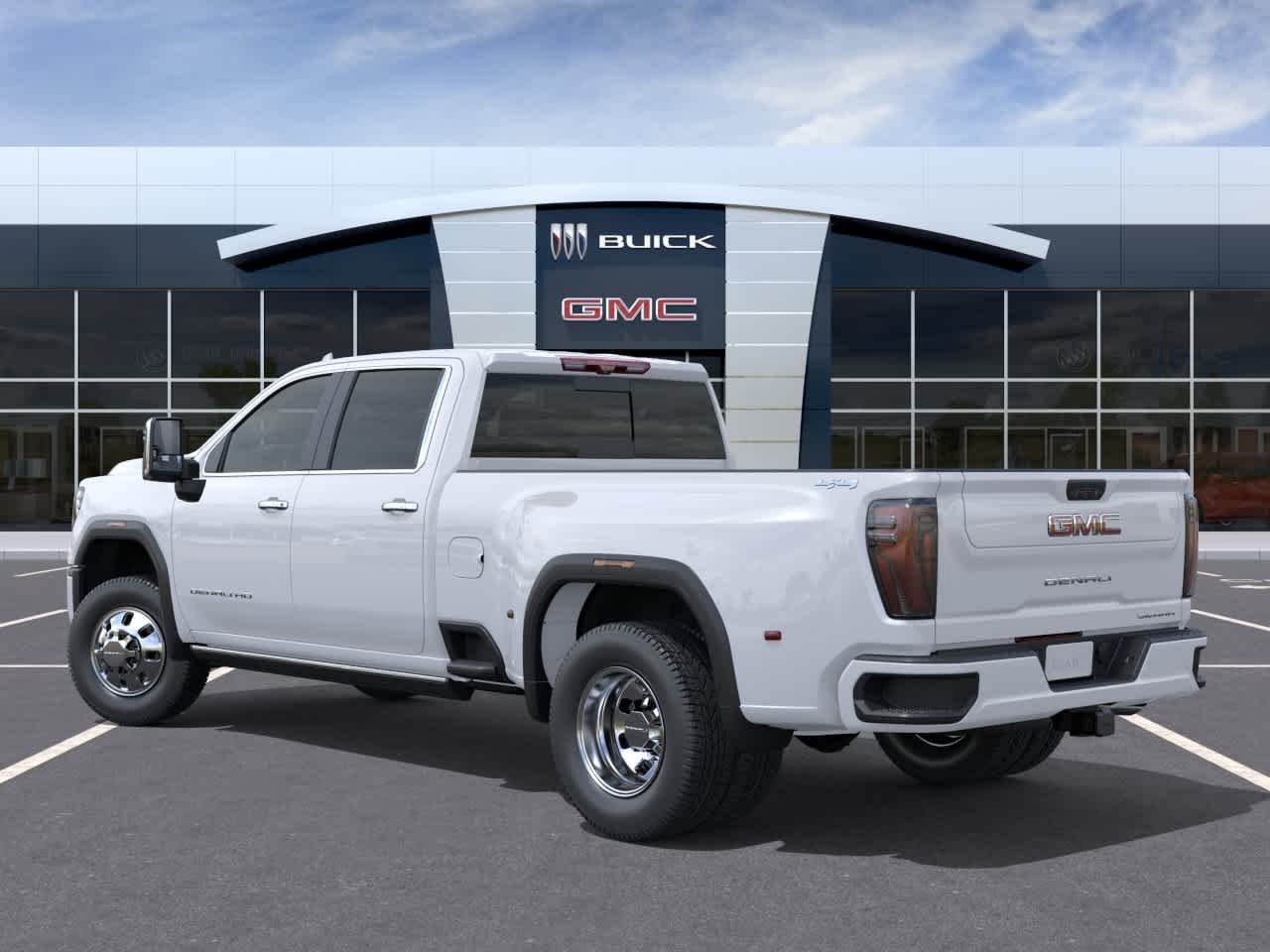 New 2026 Glacier White Tricoat GMC Denali Ultimate DRW image 3