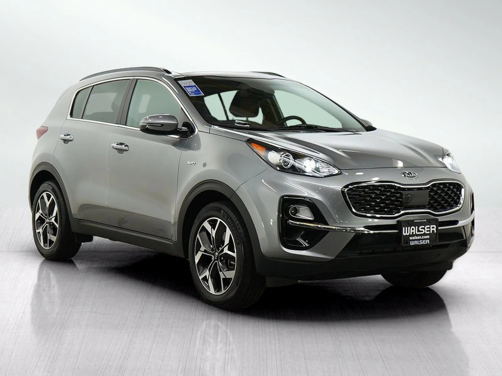 Used 2022 Steel Gray Kia EX AWD Technology Package image 8