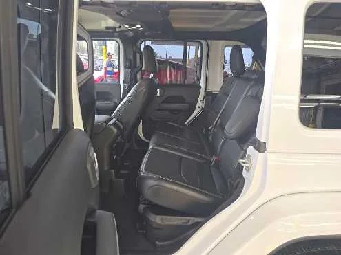 Used 2023 Bright White Clearcoat Jeep Sahara image 11
