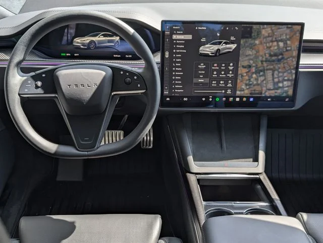 Used 2026 Lunar Silver Tesla Plaid image 11