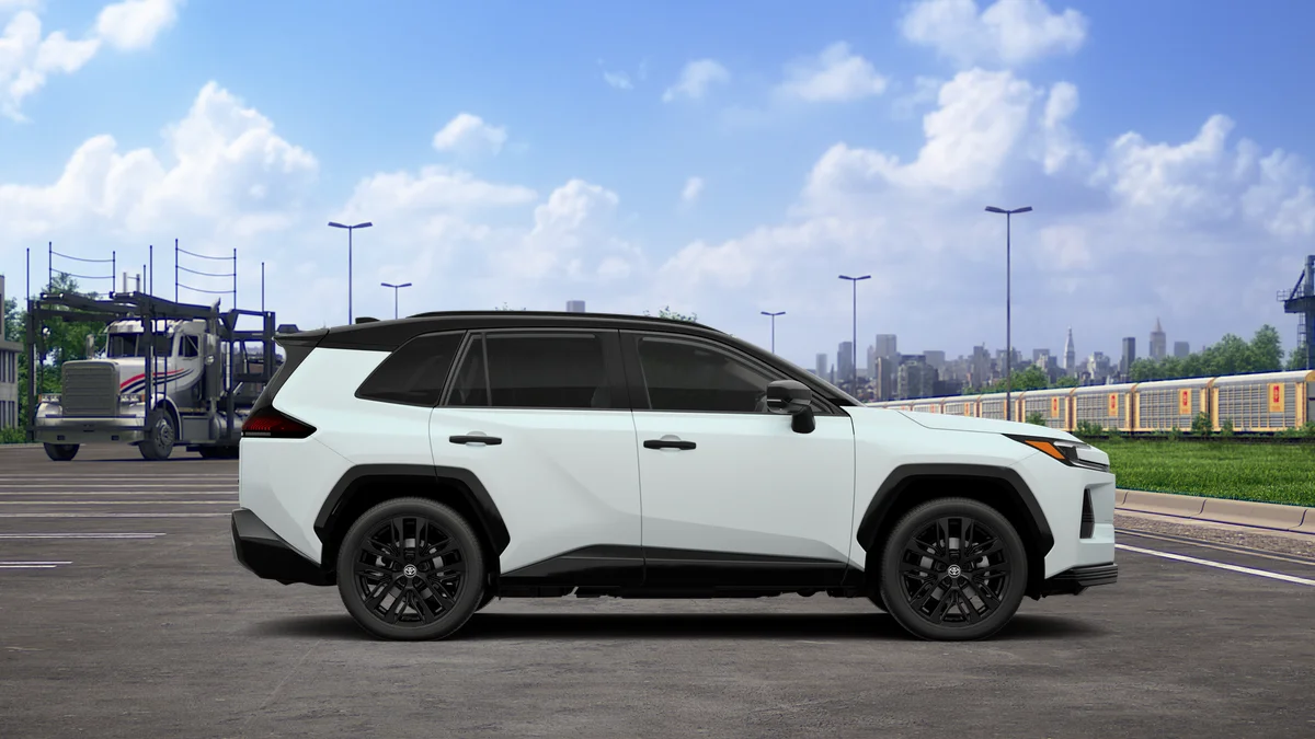 New 2026 Wind Chill Pearl with Midnight Black Metallic roof Toyota XSE image 25