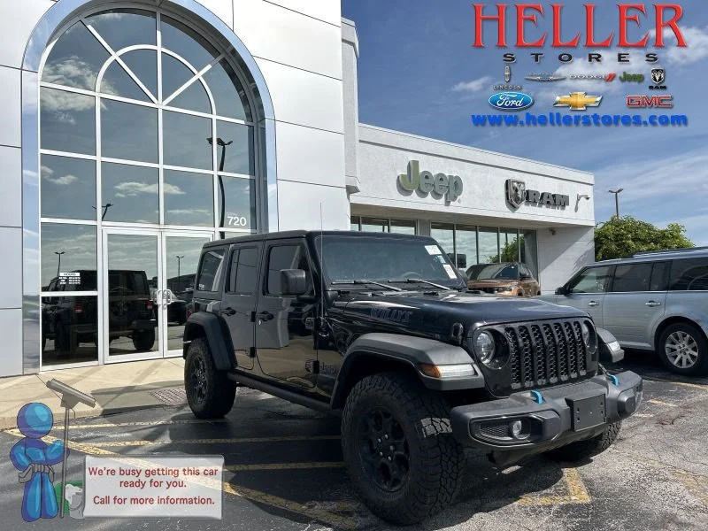 Used 2023 Black Clearcoat Jeep Willys image 1