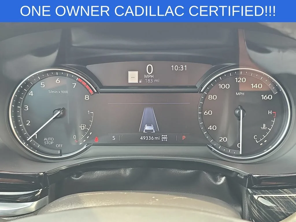 Used 2022 Stellar Black Metallic Cadillac Premium Luxury image 12