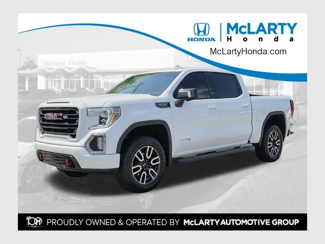 Used 2021 Summit White GMC AT4 image 1