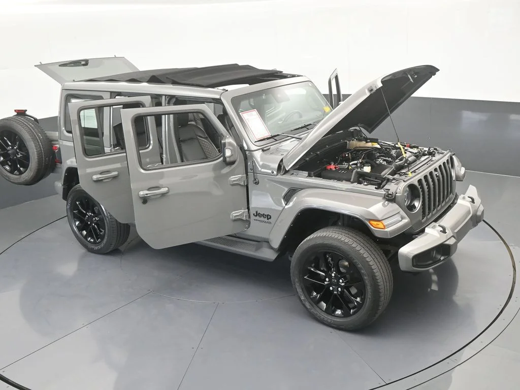 Used 2022 Sting-Gray Clearcoat Jeep Unlimited Sahara High Altitude image 75