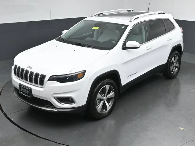 Used 2021 Bright White Clearcoat Jeep Limited image 43