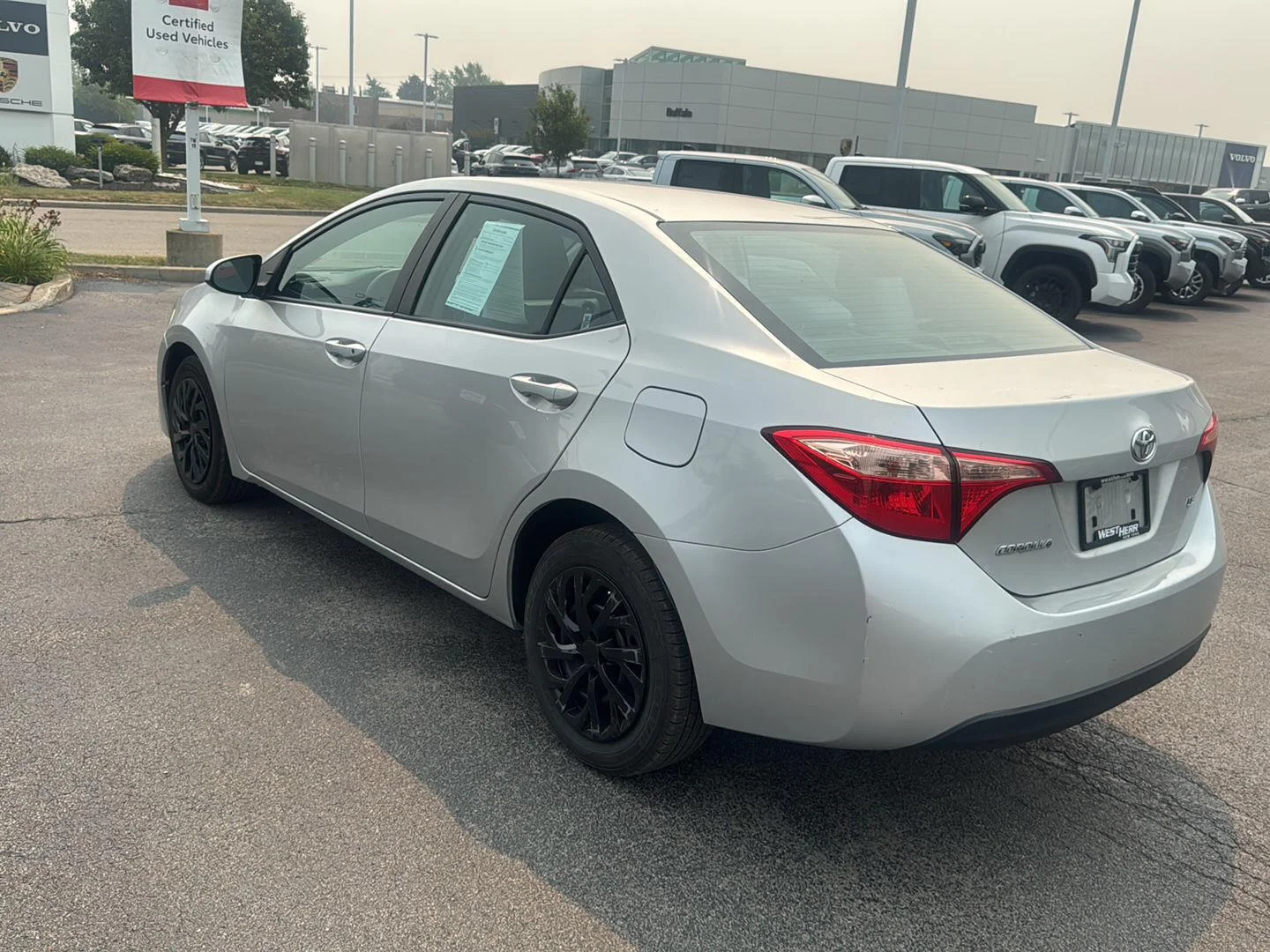 Used 2019 Classic Silver Metallic Toyota LE image 4