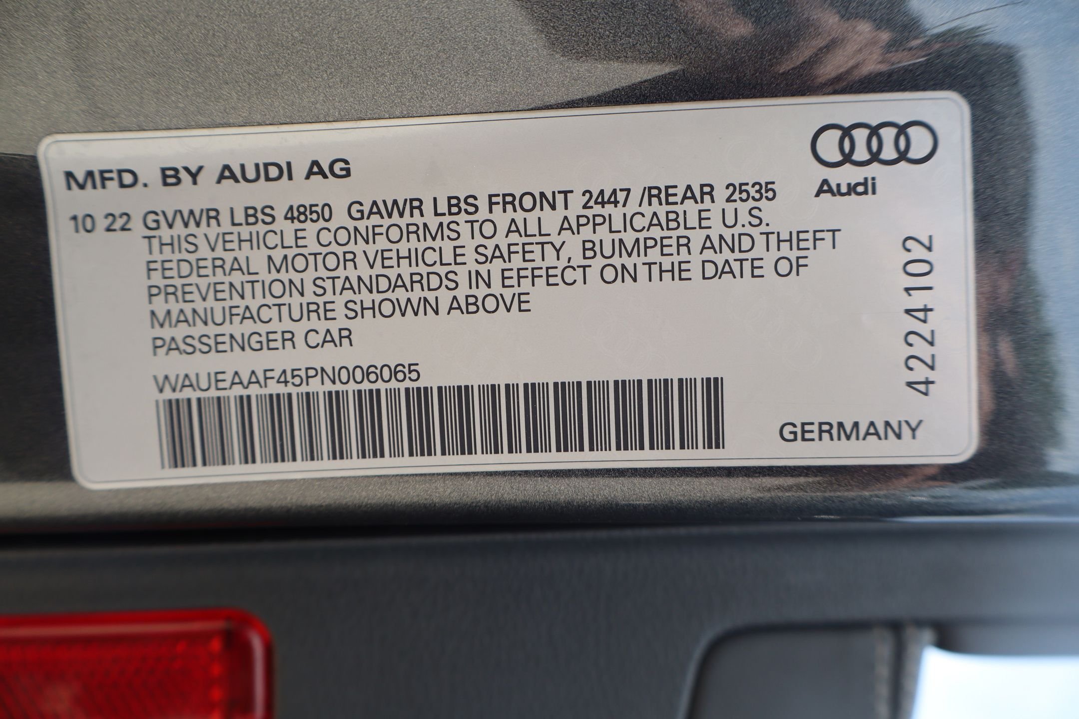 Used 2023 Daytona Gray Pearl Effect Audi 45 S line Premium image 32