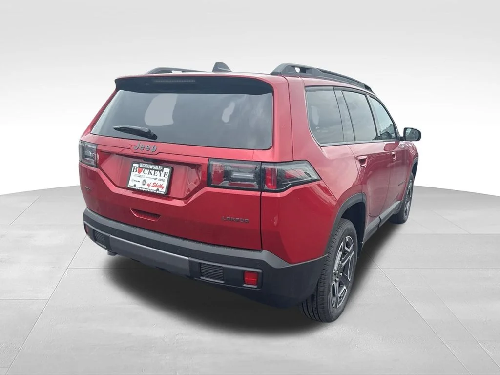 New 2026 Red Hot Pearl-Coat Exterior Paint Jeep Laredo image 3