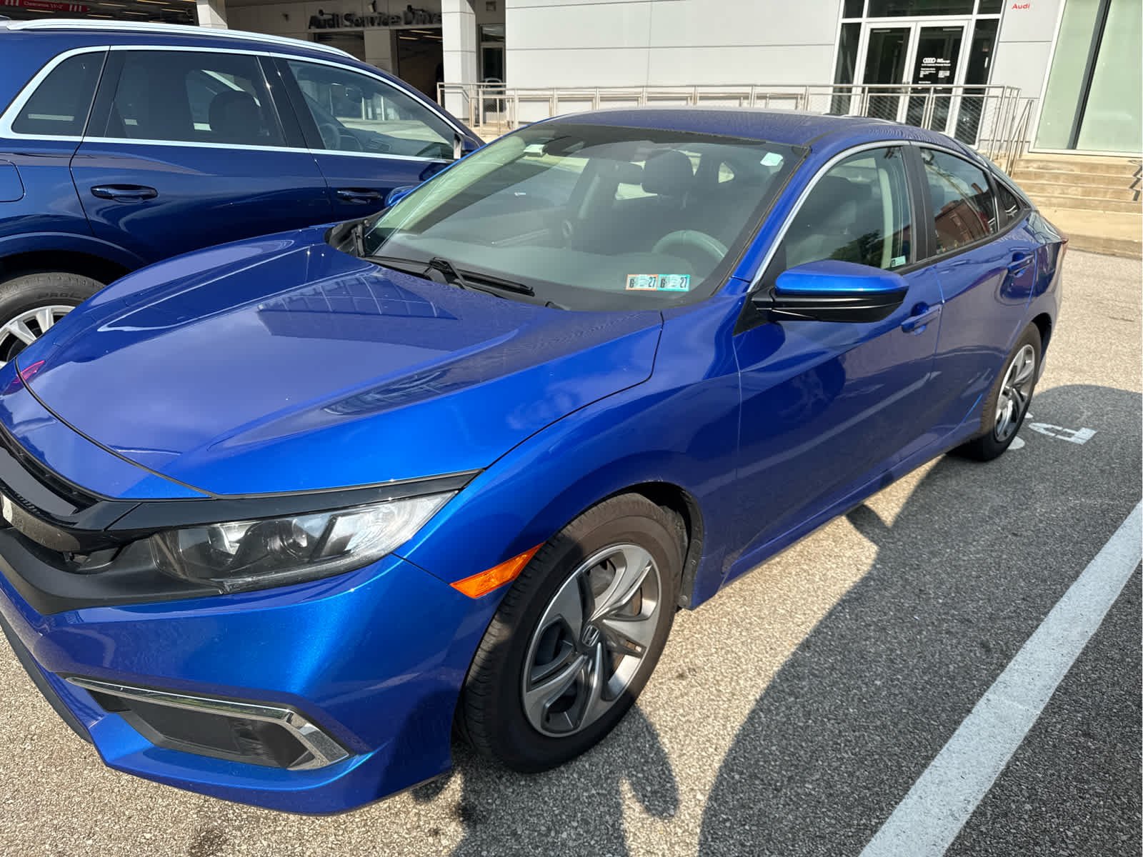 Used 2019 Aegean Blue Metallic Honda LX image 6