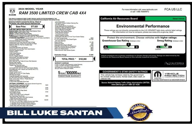 2024 Ram 3500 Limited