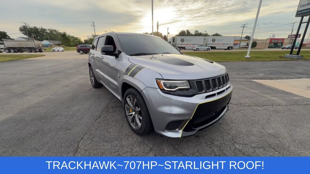 Used 2018 Silver Jeep Trackhawk 4x4 image 2
