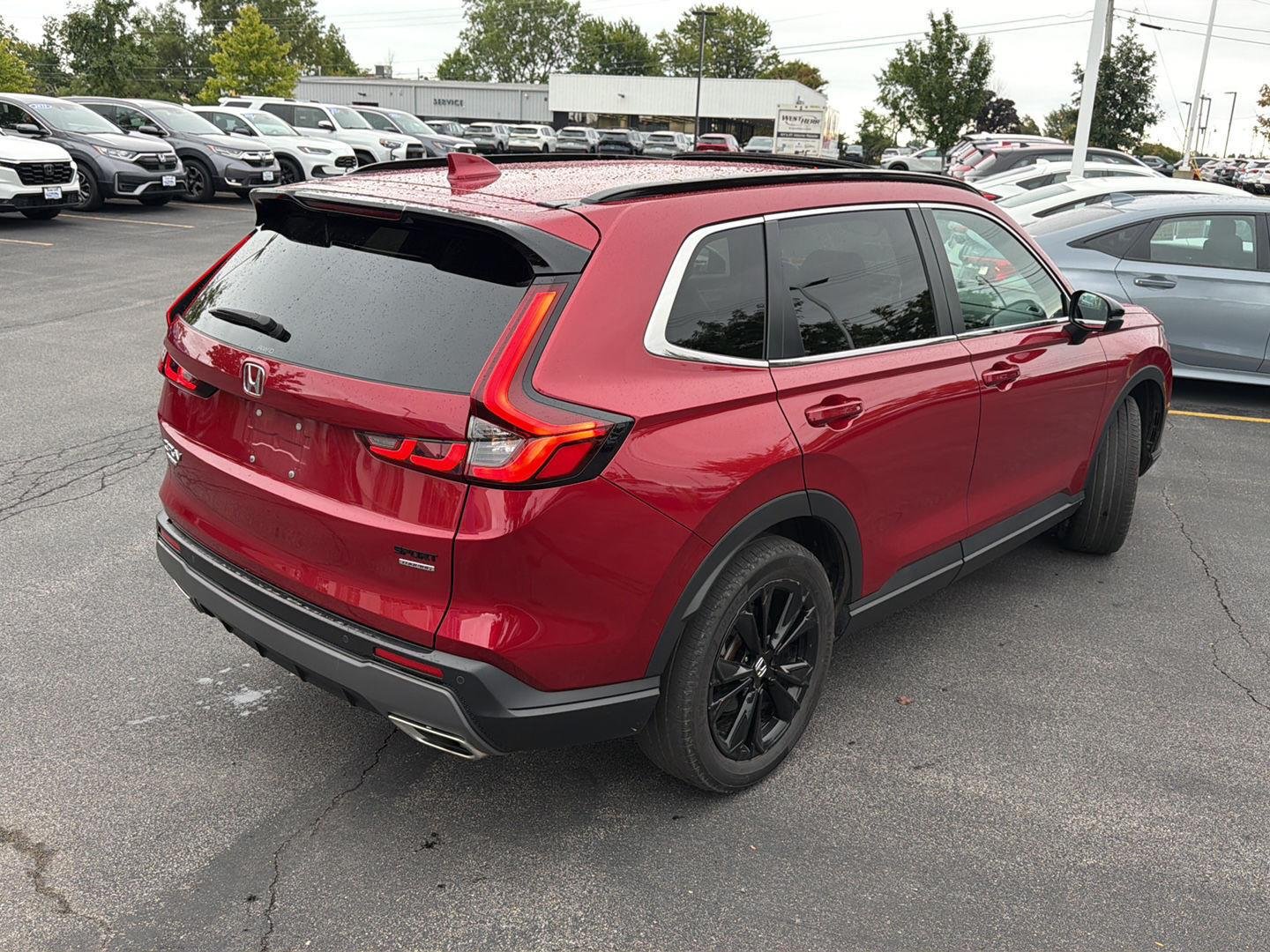 Used 2024 Radiant Red Metallic Honda Sport Touring image 7