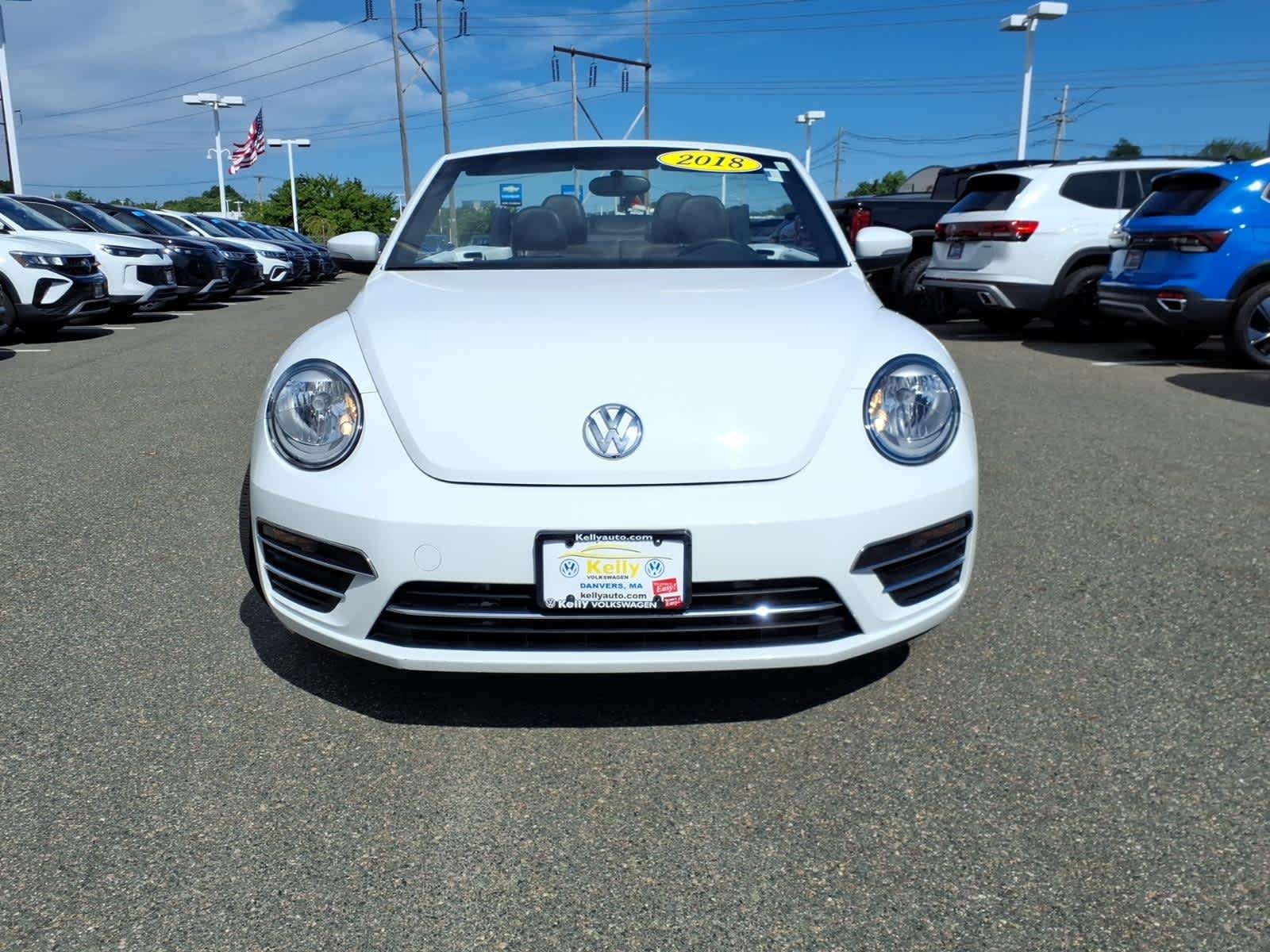 Used 2018 Pure White/Black Roof Volkswagen S image 2
