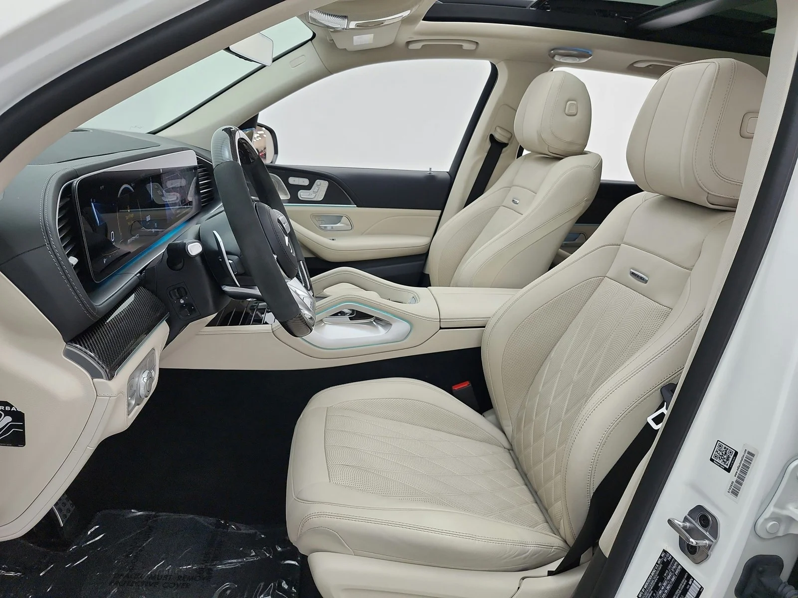 Certified Used 2022 MANUFAKTUR Diamond White Bright Mercedes-Benz AMG® GLE 63 S 4MATIC SUV image 15