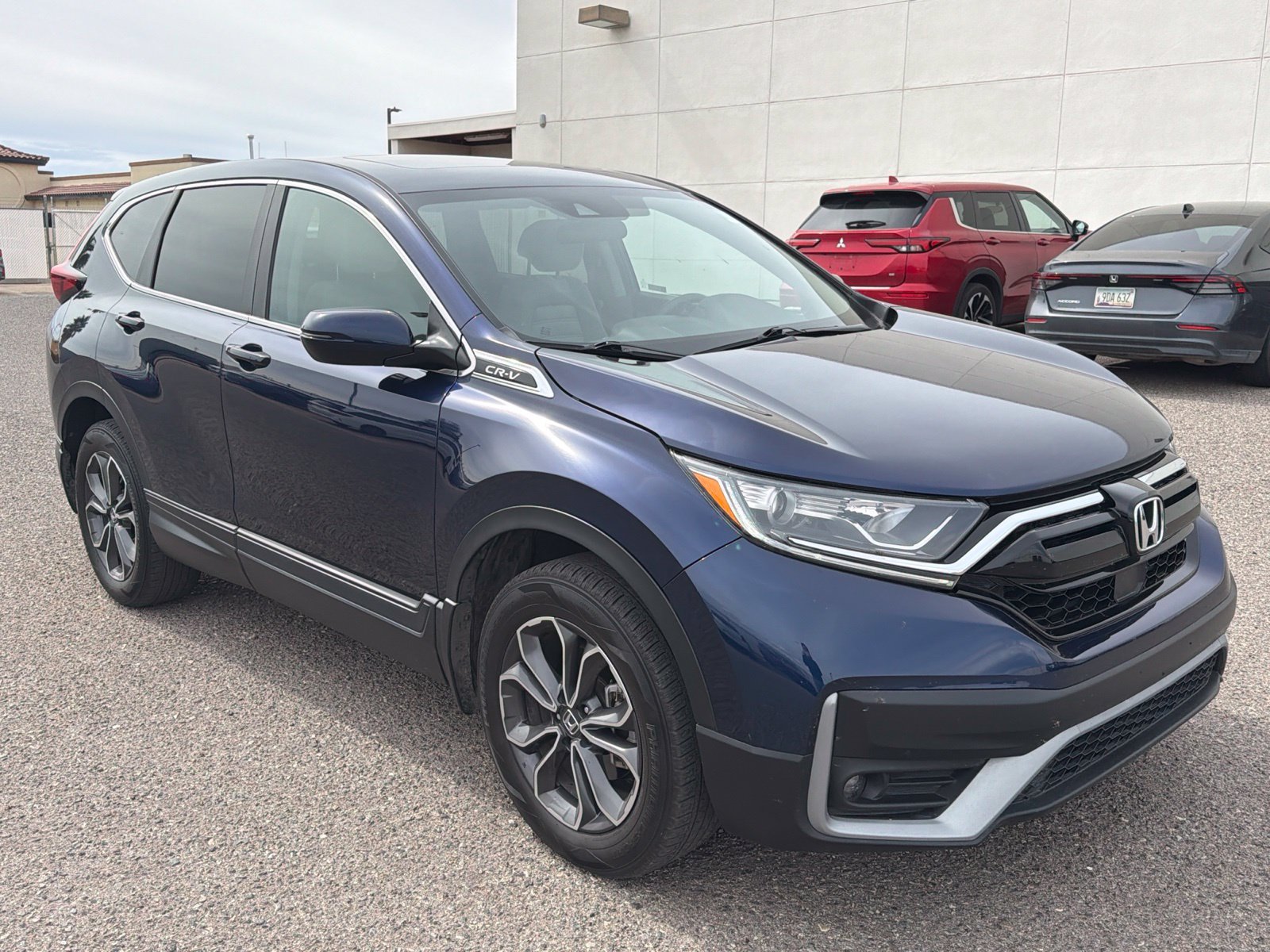 Used 2020 Aegean Blue Metallic Honda EX image 7