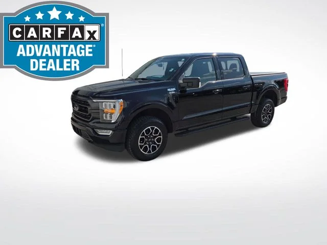 Certified Used 2023 Black Ford XLT image 1