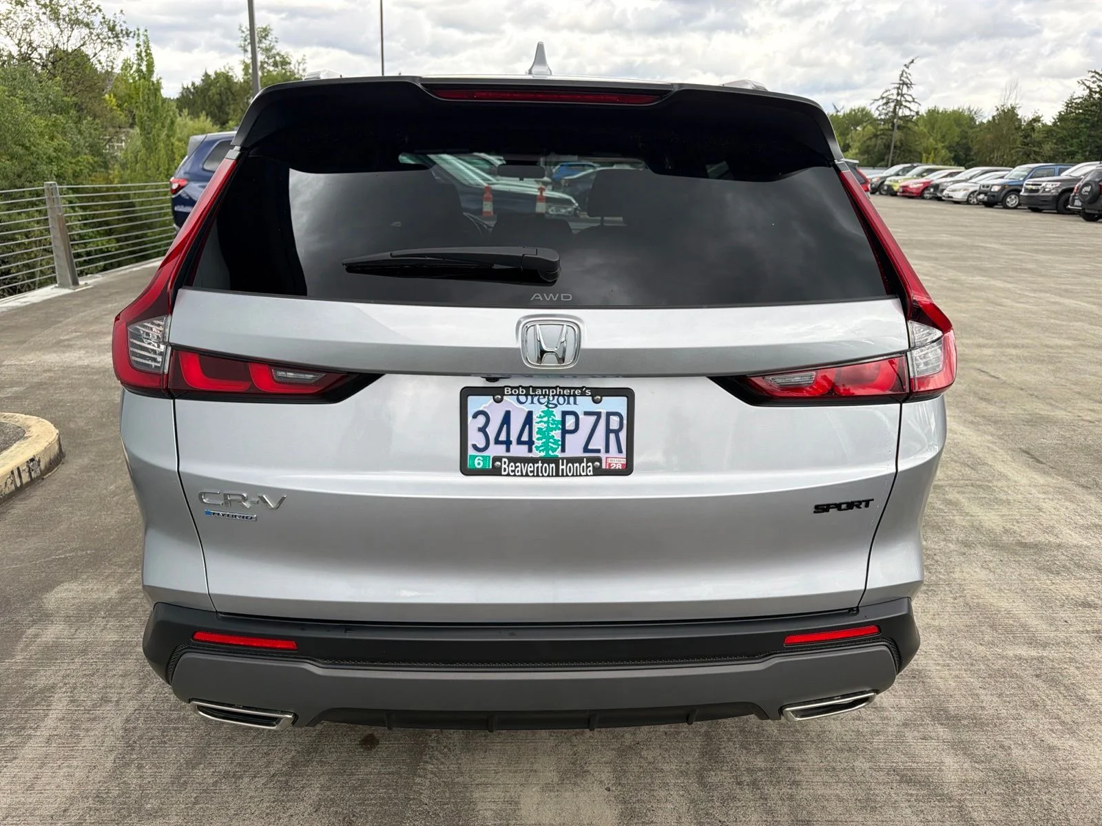 Used 2025 Solar Silver Metallic Honda Sport image 5