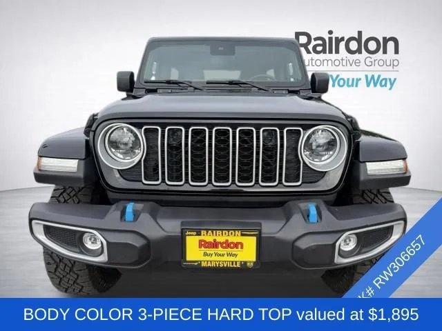 Used 2024 Black Clearcoat Jeep Sahara image 2