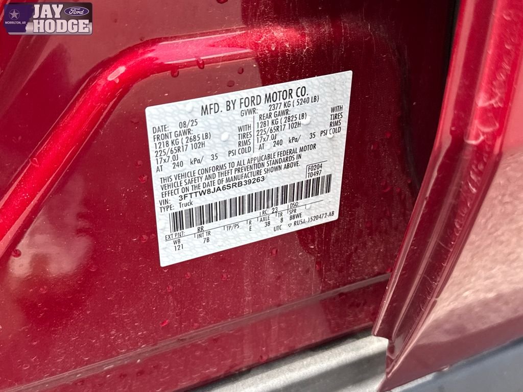 Used 2025 Red Ford XLT image 34