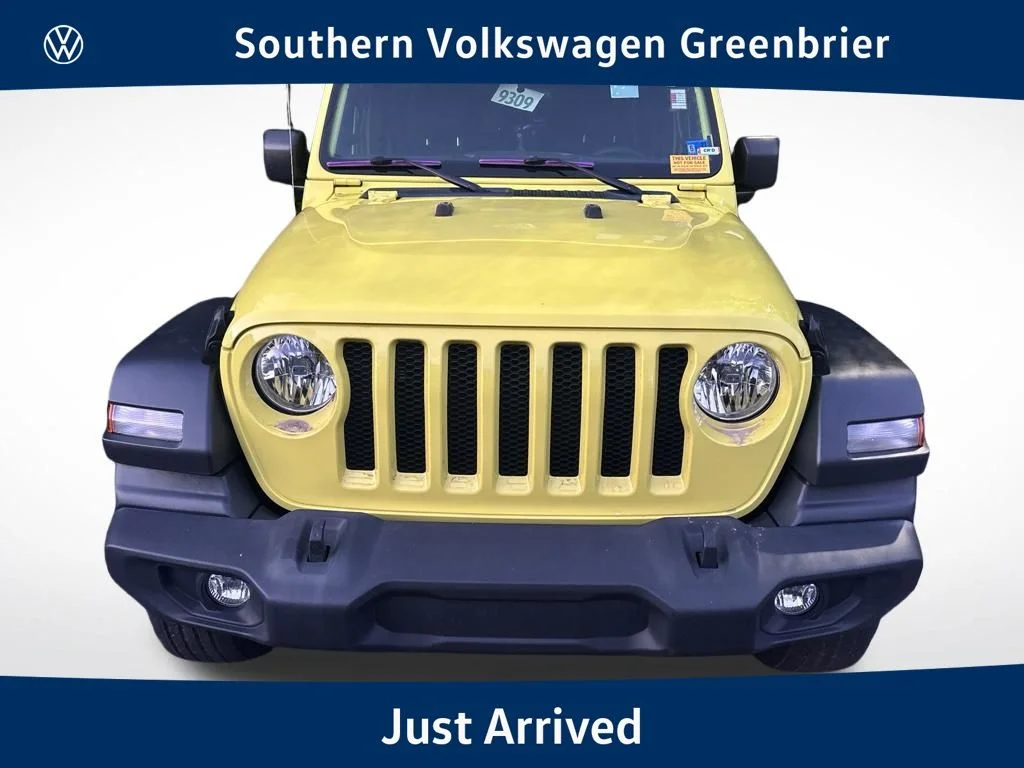 Used 2023 Yellow Jeep Sport S image 1