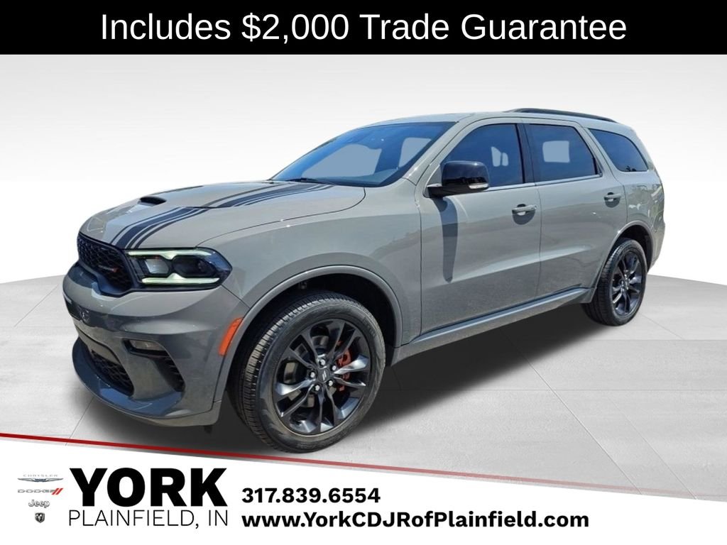 Gray 2022 Dodge Durango SUV / Crossover All-Wheel Drive 8-Speed Automatic