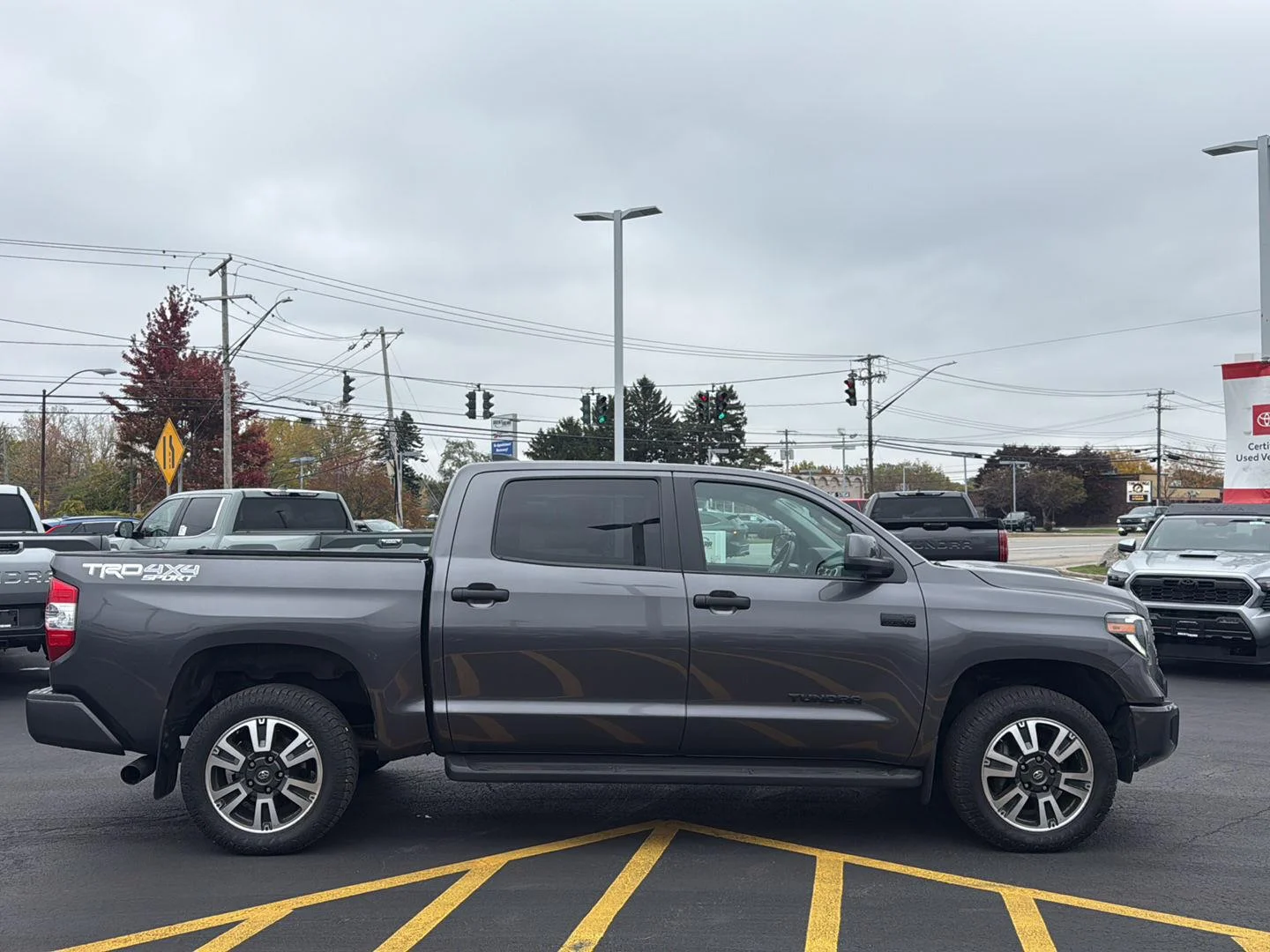 Used 2021 Magnetic Gray Metallic Toyota SR5 image 2