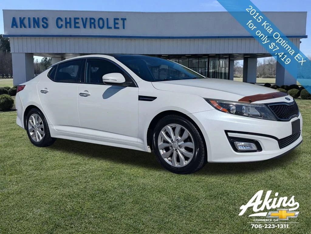 Used 2015 Kia Optima EX with VIN 5XXGN4A79FG509241 for sale in Commerce, GA