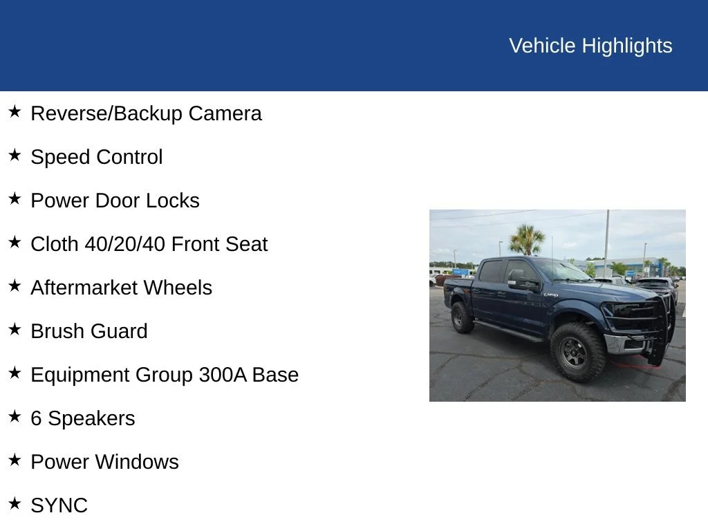 Used 2018 Blue Jeans Metallic Ford XLT image 9