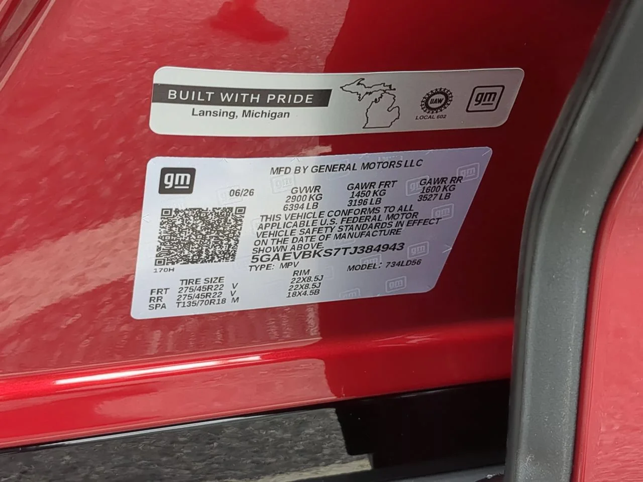New 2026 Cherry Red Tintcoat Buick Sport Touring image 35