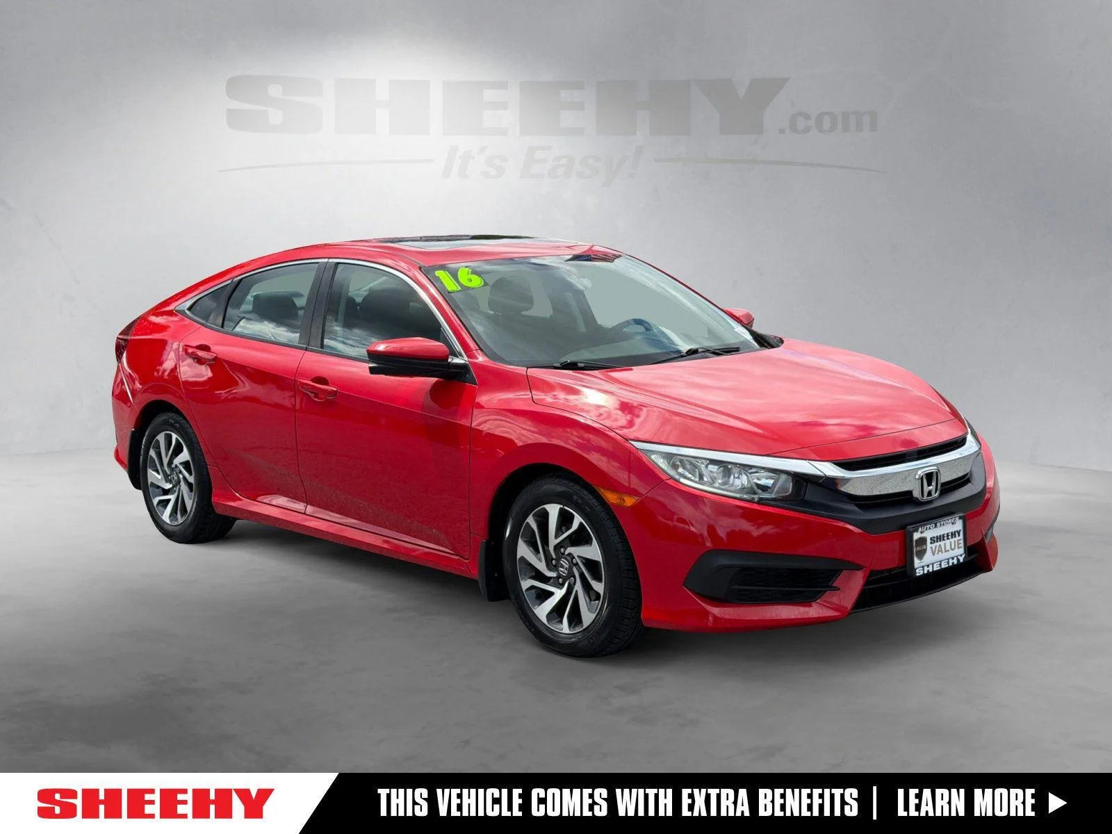 Used 2016 Rallye Red Honda EX image 1