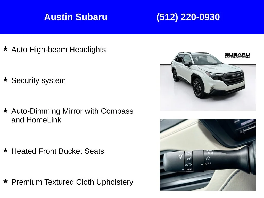 New 2026 White Subaru Premium Hybrid image 17