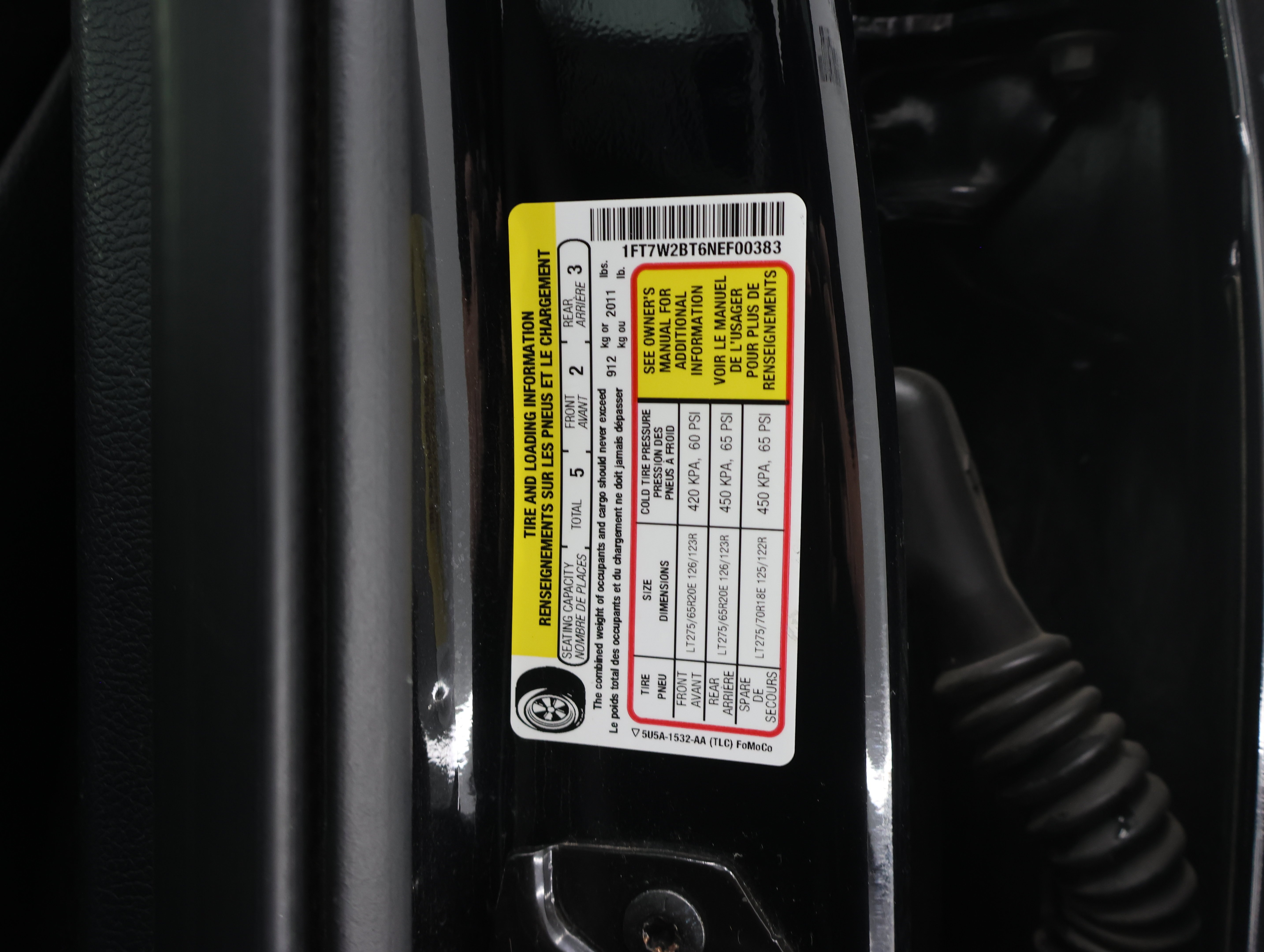 Used 2022 Agate Black Metallic Ford 4x4 Crew Cab Lariat w/Fx4: CREW-SHORT-LARIAT ULTIMATE-BLACK-FX4-6.7L DIESEL-NAV-PANO image 62