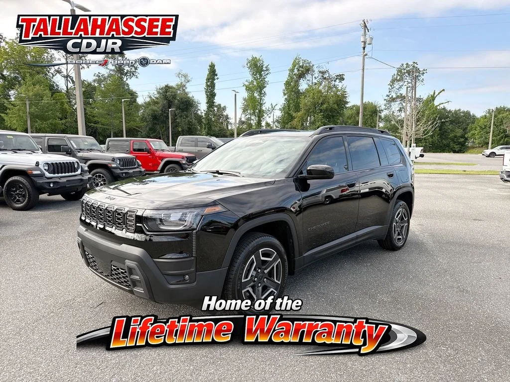 New 2026 Diamond Black Crystal Pearlcoat Jeep Laredo image 7